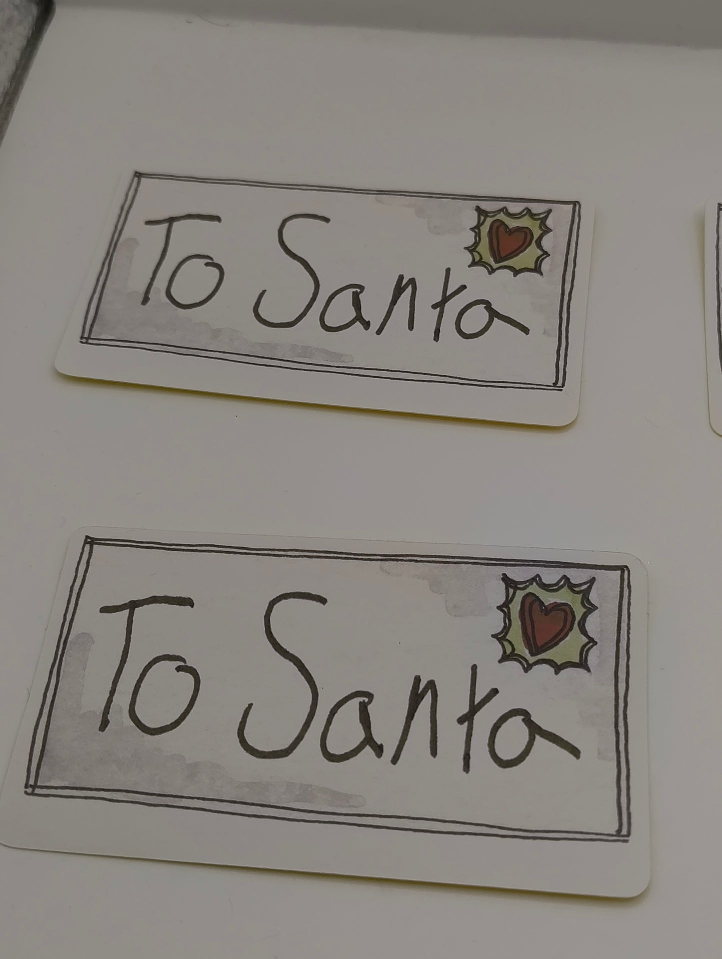 Christmas Stickers - North Pole Air Mail & To Santa Labels