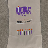 Personalised Birthday Gift Sack – Custom Gift Bag for Special Birthdays