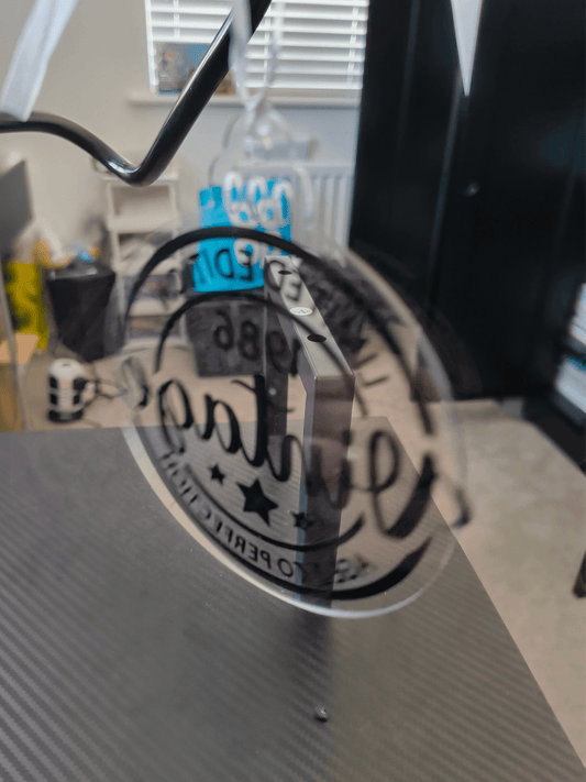 Personalized vintage year ornament featuring the text 'Aged to Perfection', perfect for birthday celebrations.