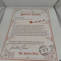 Personalised Santa letter from the North Pole with festive design and warm holiday message.