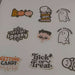 Loose Halloween stickers featuring designs like “Boo”, “Not a Ghost Just Dead Inside”, “Let’s Get Spooky”, “Trick or Treat”, and cute ghost characters.