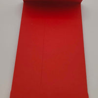 Inside view of red money envelope with open flap